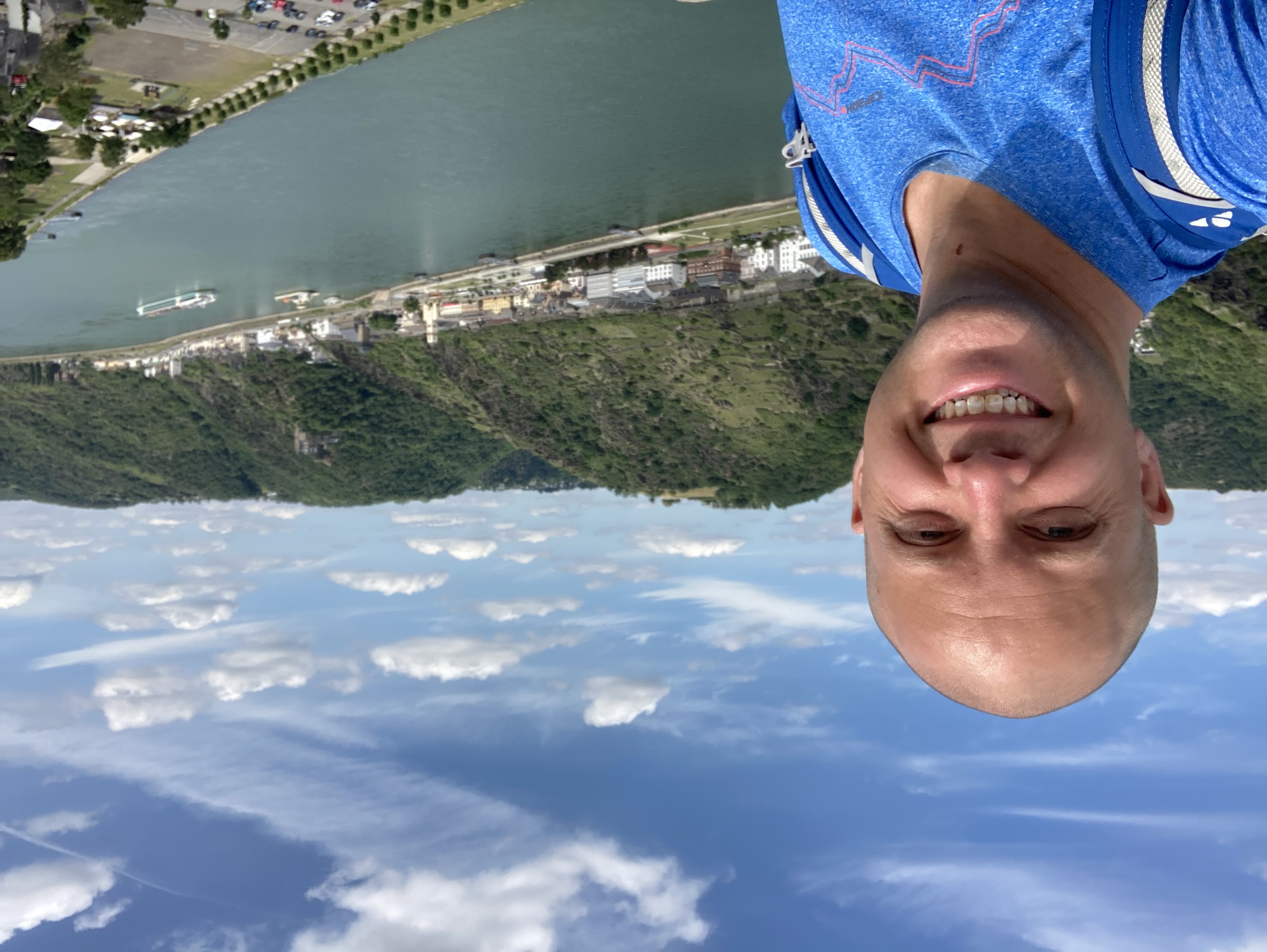 Selfie high above the Rhine